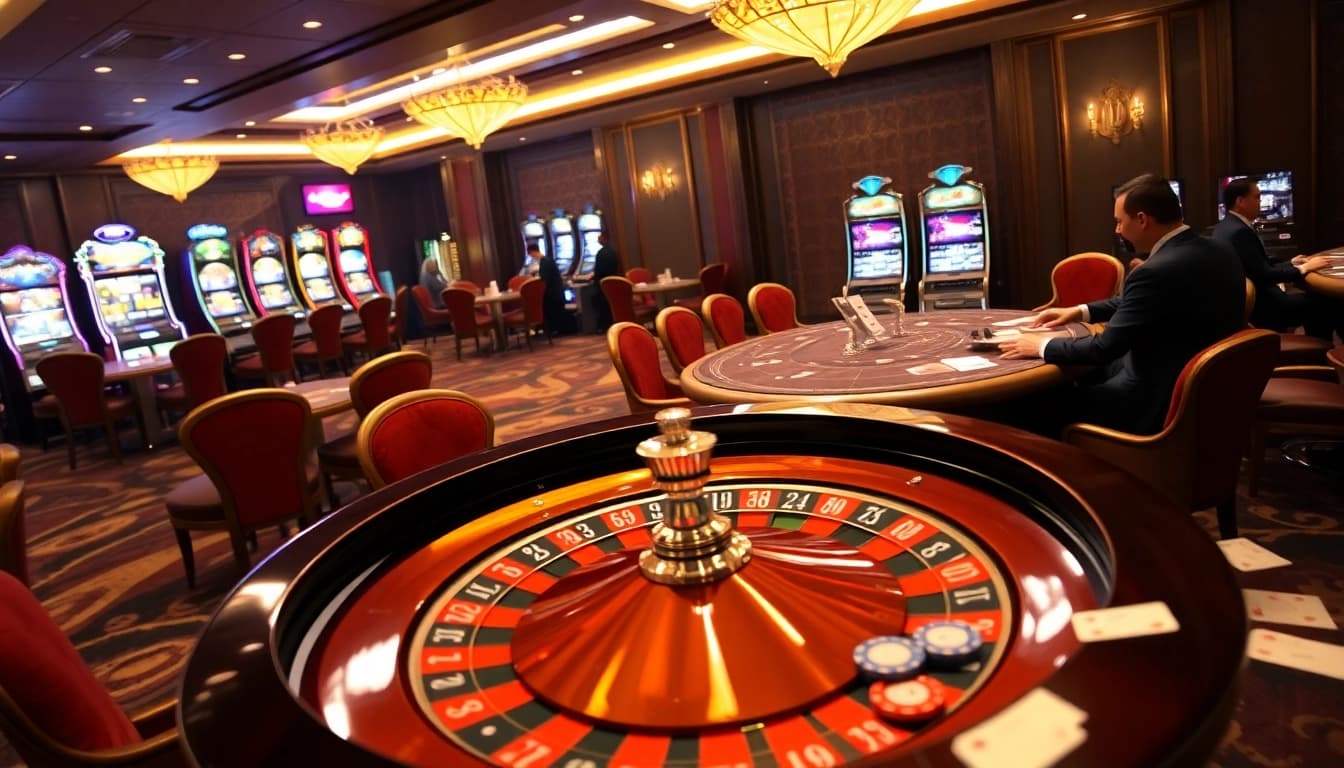 Experience the thrill of gambling at qq88.life with a luxurious casino atmosphere.