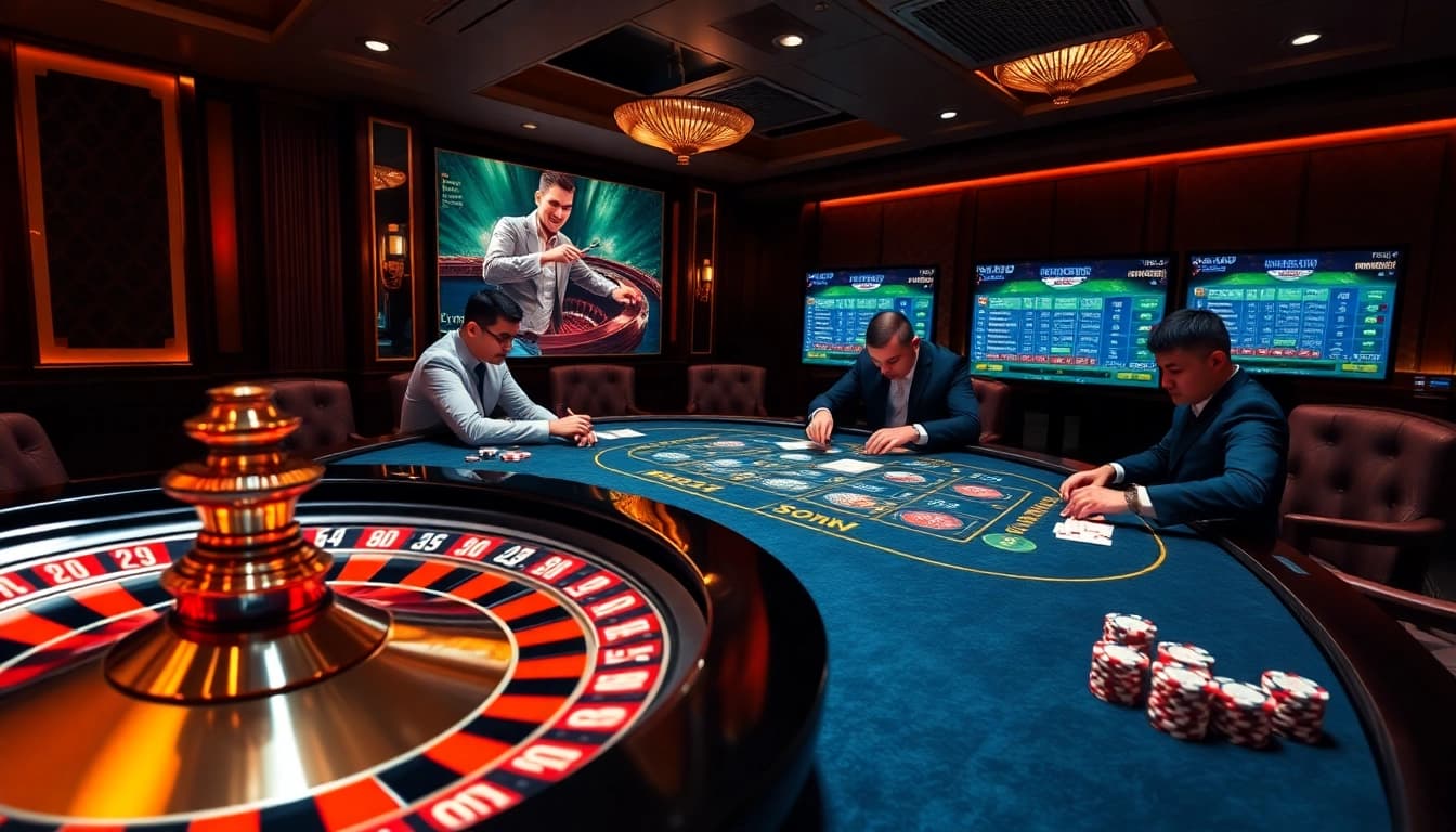 Experience the excitement of gambling at https://mm88.report/, featuring a stylish casino with roulette and poker.