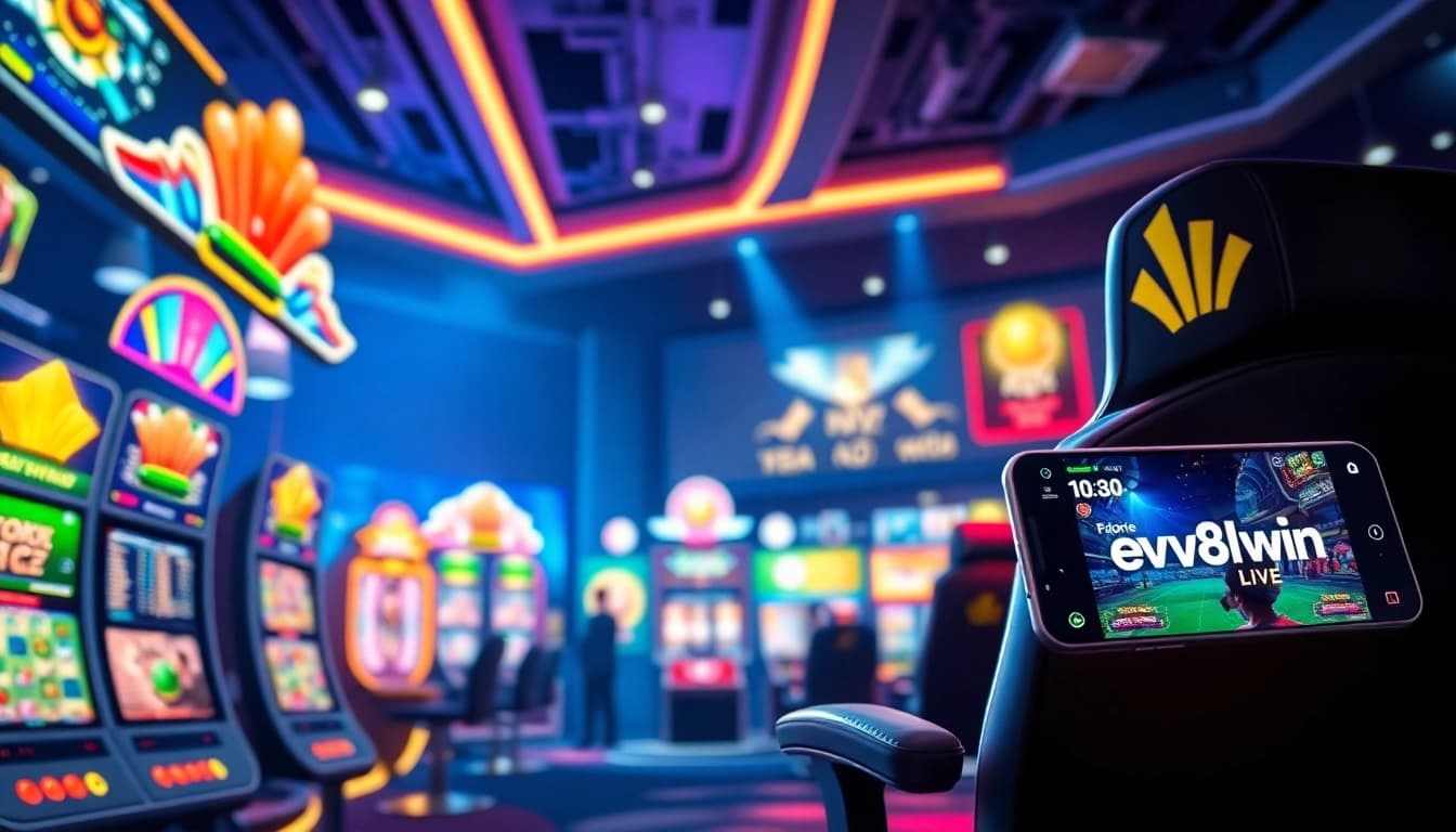 Exciting online gambling experience at ev88win.live with vibrant casino games and sports betting.