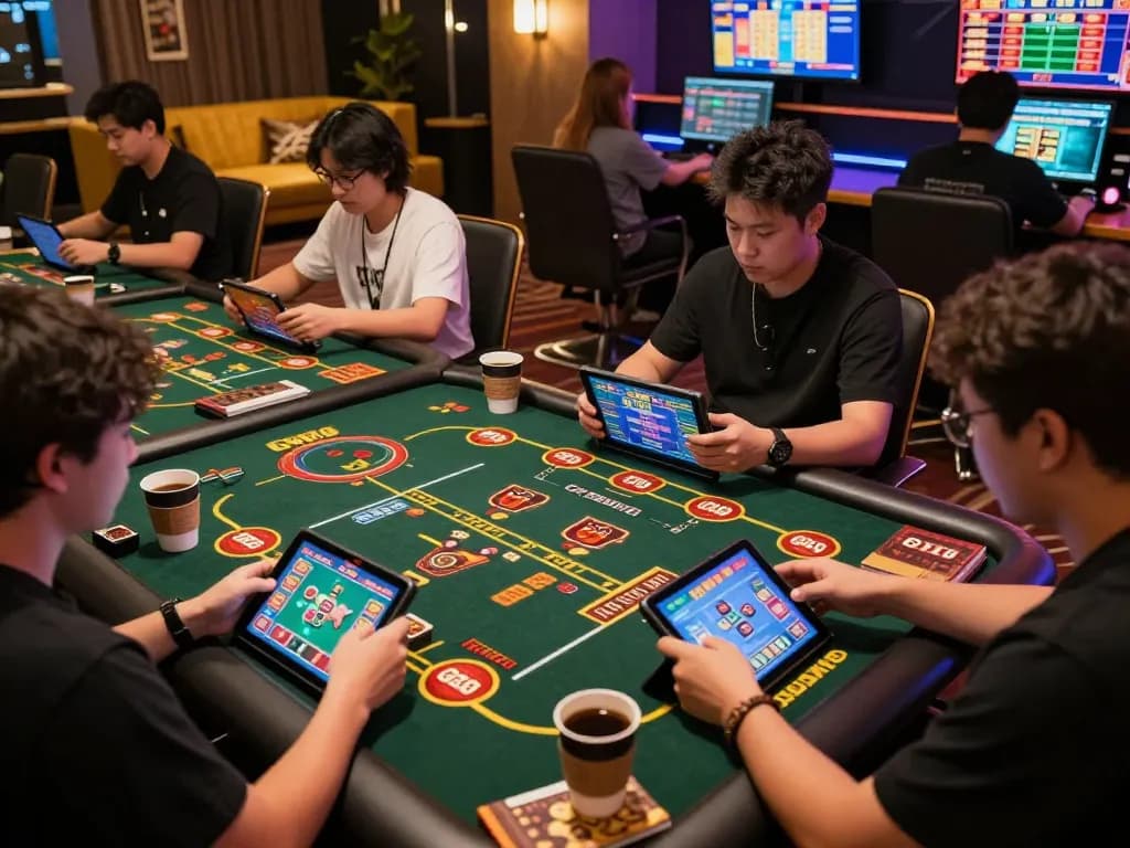 GK88 players immersed in dynamic online casino gaming experience showcasing engaging gameplay and strategic decisions.