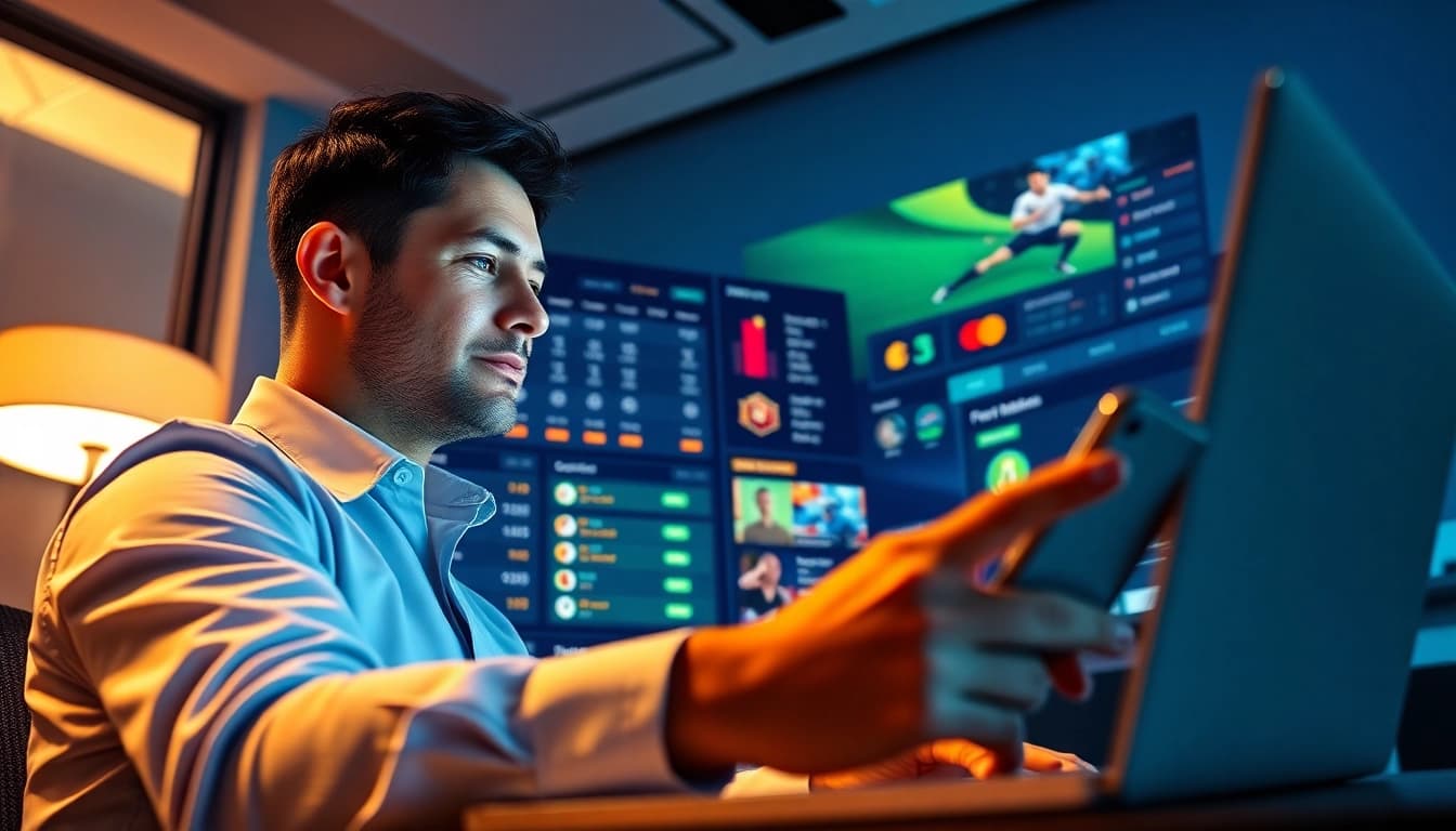 Experience top-tier online betting with https://8kbet.you/ showcasing a modern interface and engaging user interaction.