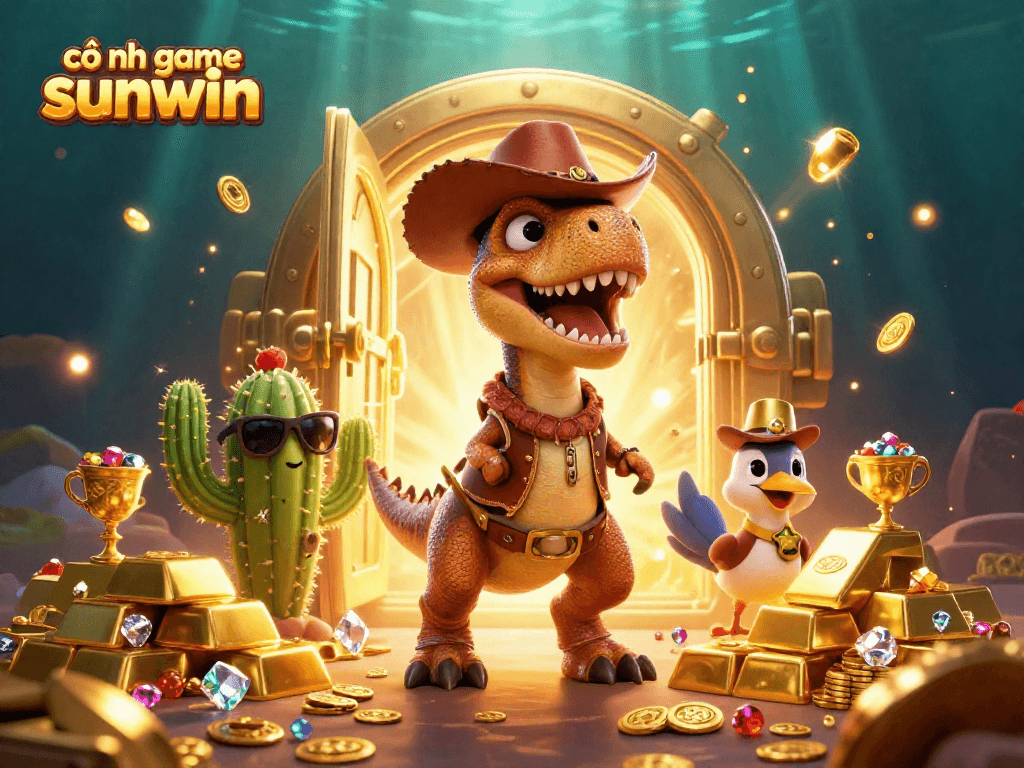 Engage in thrilling adventures with cổng game sunwin and vibrant casino-themed characters.