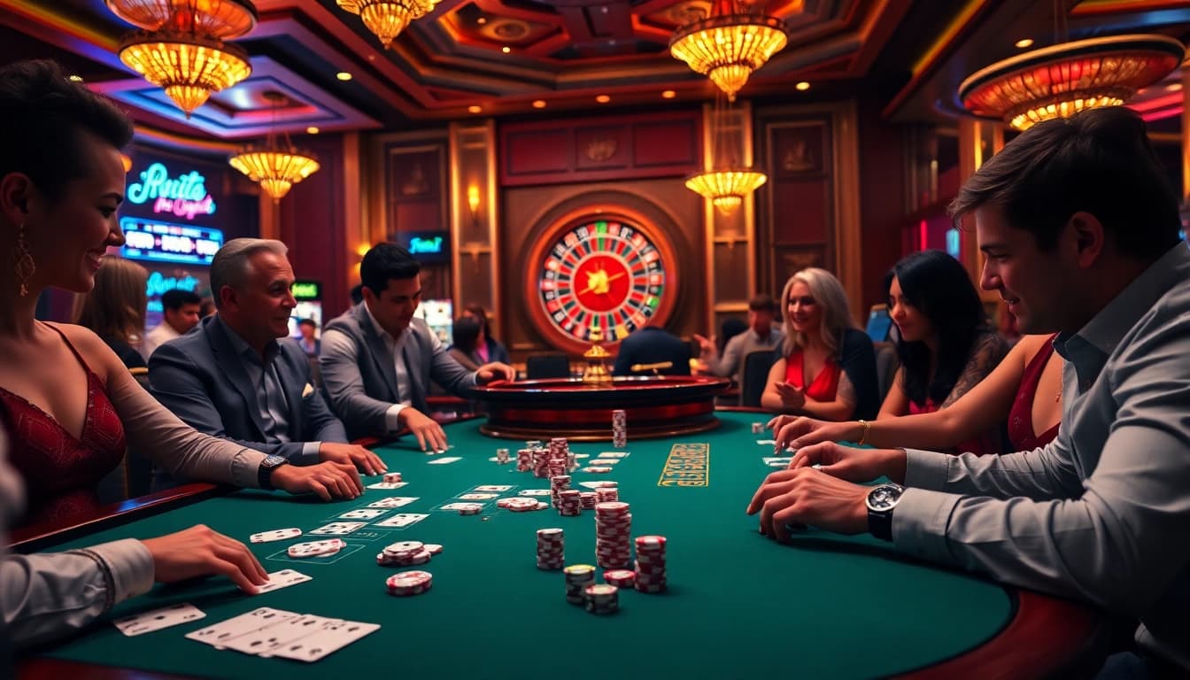 Experience thrilling casino action at https://co88us.net/ with vibrant poker games and lively roulette action.