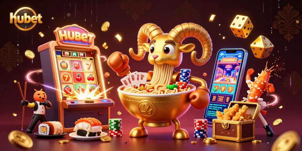Experience the excitement of hubet with vibrant casino action featuring dynamic characters and game elements.