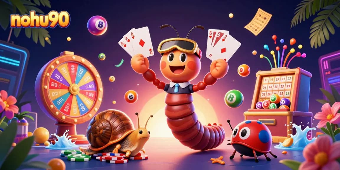 Experience thrilling gaming at nohu90 with vibrant casino characters and dynamic action.