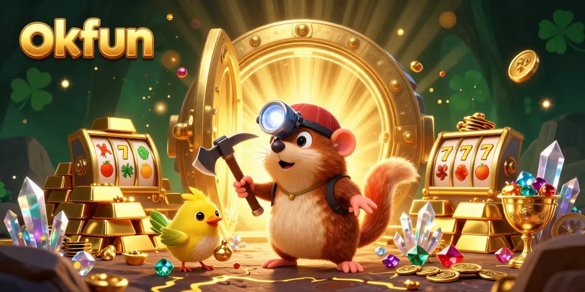 Spin the reels with okfun in an explosive treasure-filled casino adventure!