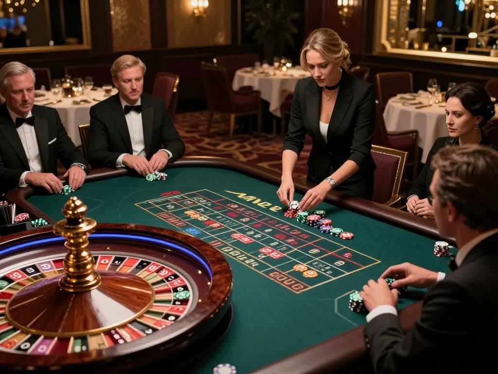 Engaging live roulette gameplay at https://max88sss.com/ with players placing bets and croupier spinning the wheel.