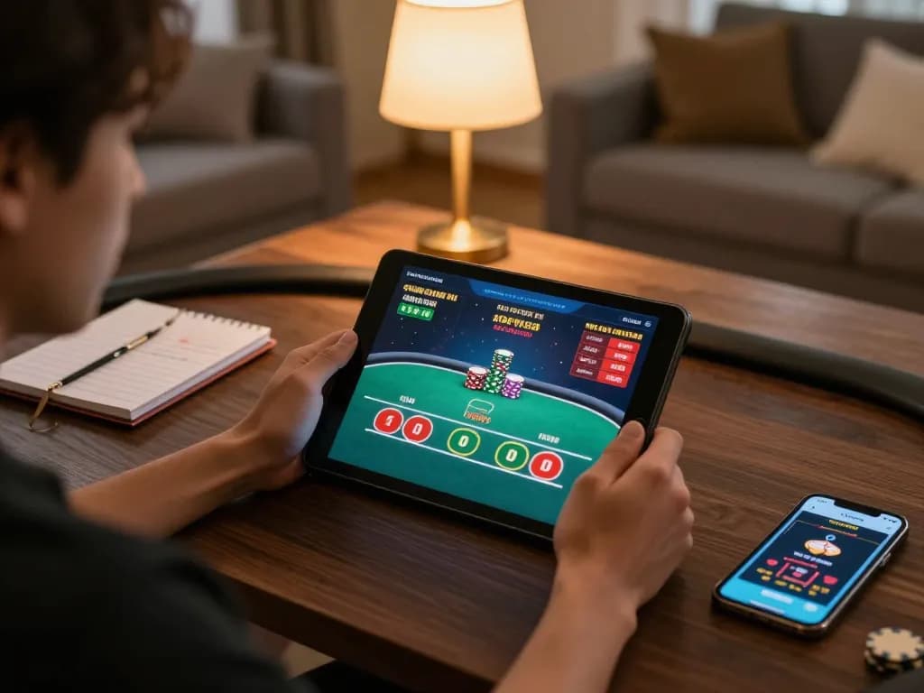BL555 user placing strategic bets during an engaging live online poker game.
