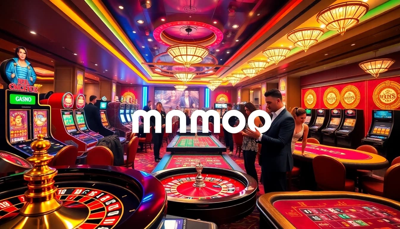 Experience high-stakes gambling at MMOO casino with exciting games and vibrant atmosphere.