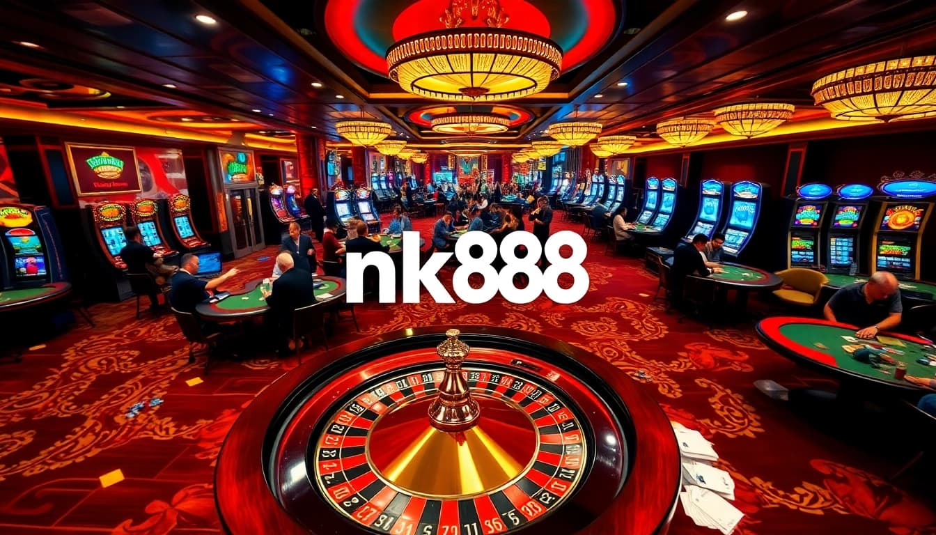 Experience thrilling gameplay at nk88 casino with vibrant tables and exciting slot machines.