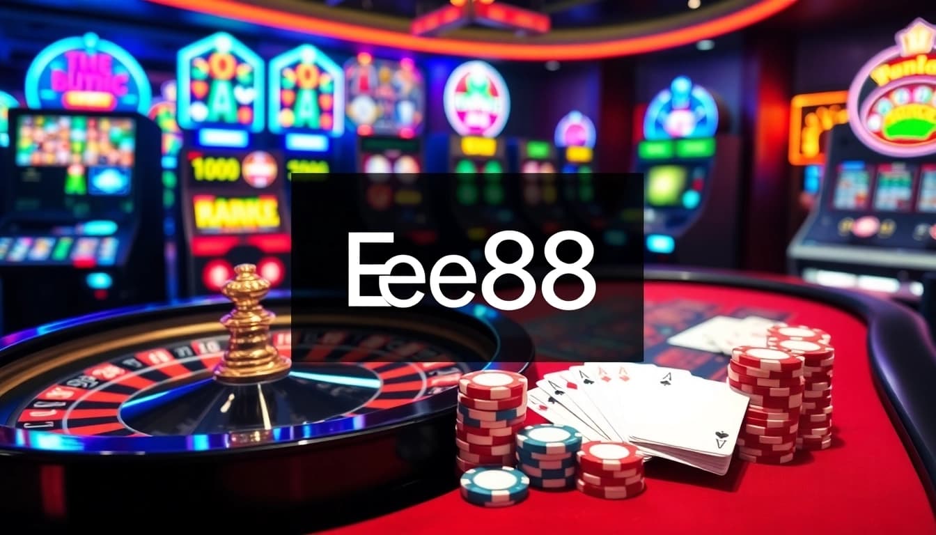 Play poker and spin the roulette wheel at Ee88's luxurious online casino.