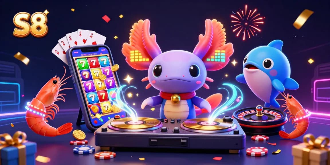 S8 offers a vibrant slot game adventure with winning reels and dazzling visuals.