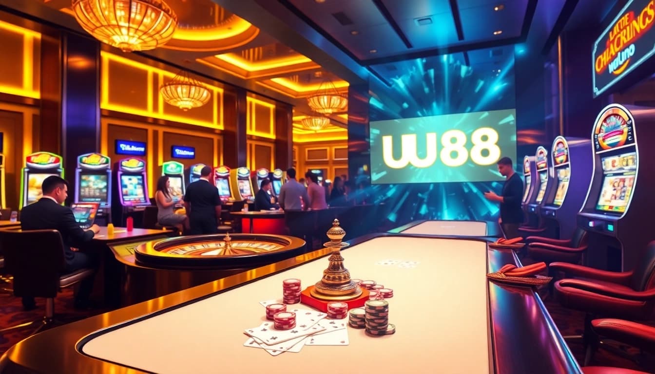 Engage in thrilling online gambling at uu88 com with exciting table games, cards, and vibrant casino visuals.