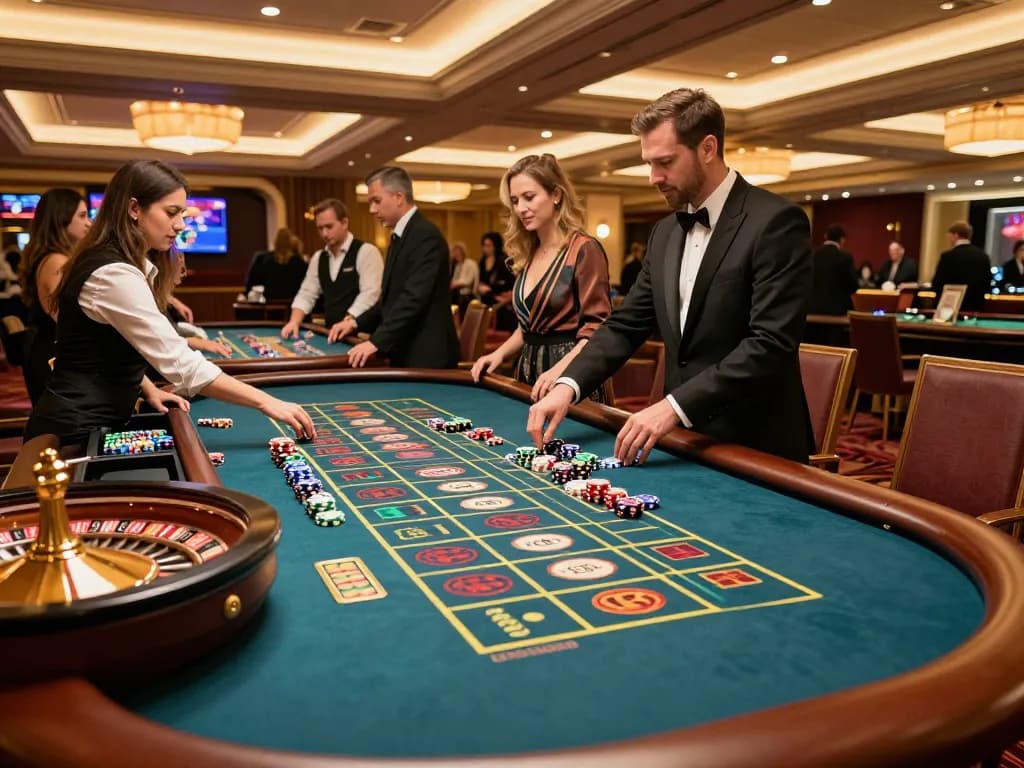 Experience the excitement of roulette at bl555 casino where players place bets and anticipate wins.