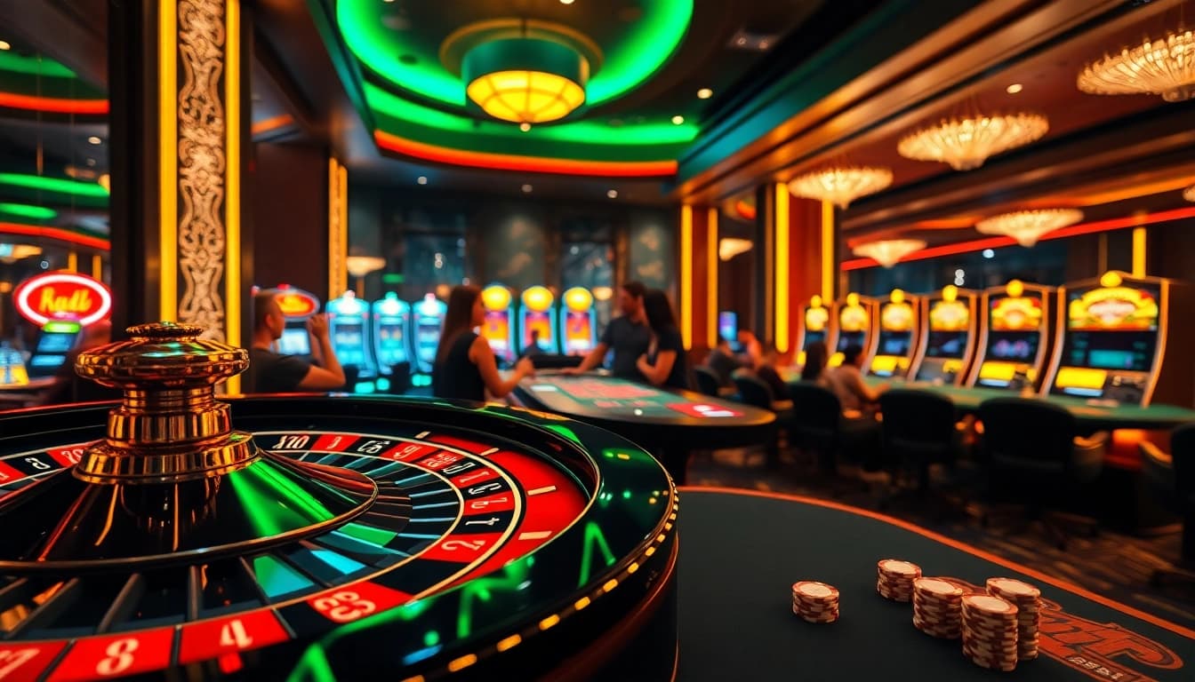 Experience the thrill of casino gaming with vibrant roulette and poker at https://kjc.se.net/.