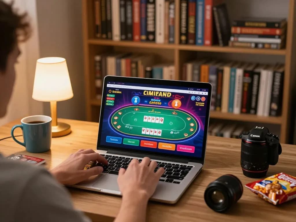 Playing poker on the casino app at https://tr88.pics/, showcasing an engaging online gaming experience.