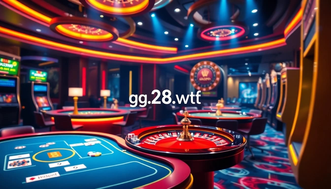 Experience thrilling gameplay at https://g28.wtf/ with vibrant casino tables, roulette, and slot machines.