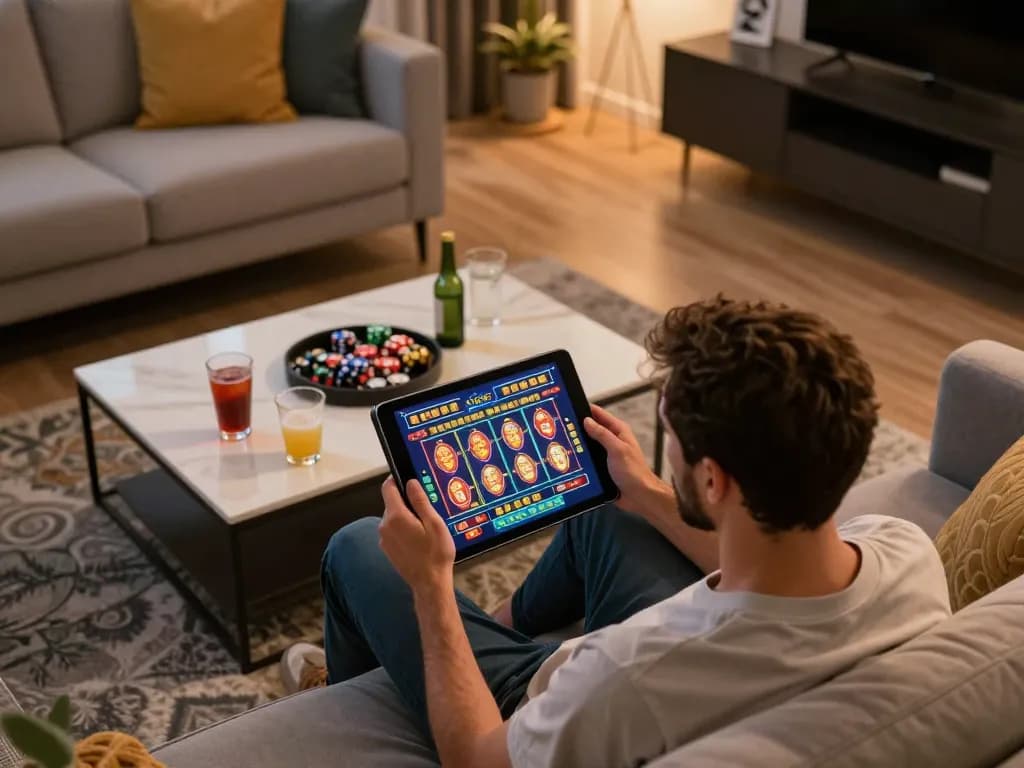 Experience online gaming excitement at 999E with dynamic betting options and cozy home setting