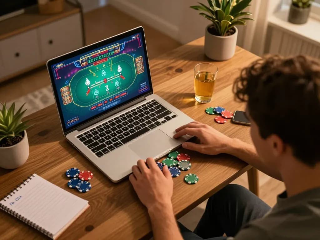Xocdia88 online player engaged in a thrilling live dealer game, showcasing the exciting xóc đĩa experience.