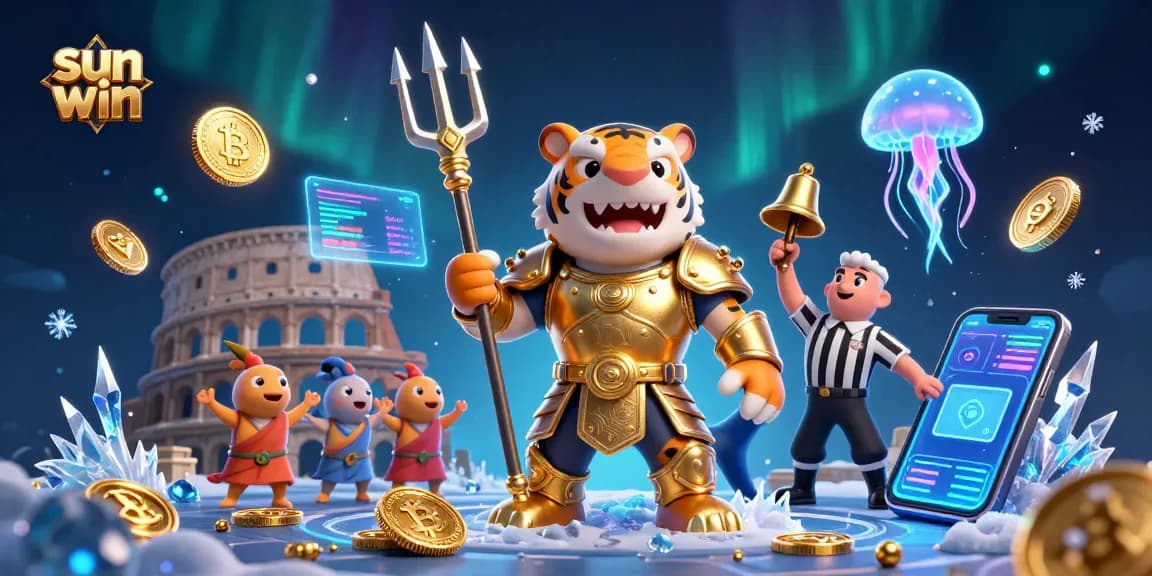 Engage with the thrilling sun win casino experience featuring a shark gladiator.