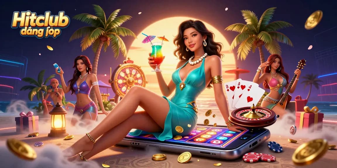 Experience the excitement of Hitclub đăng nhập with vibrant casino elements and stunning visuals.