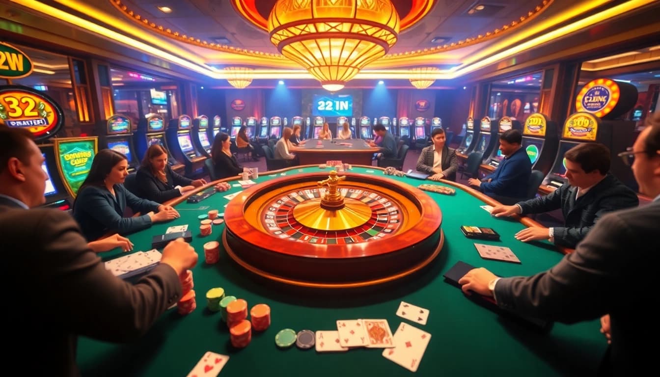 Experience thrilling gambling action at https://32wingroup.com/ with vibrant casino games and players.