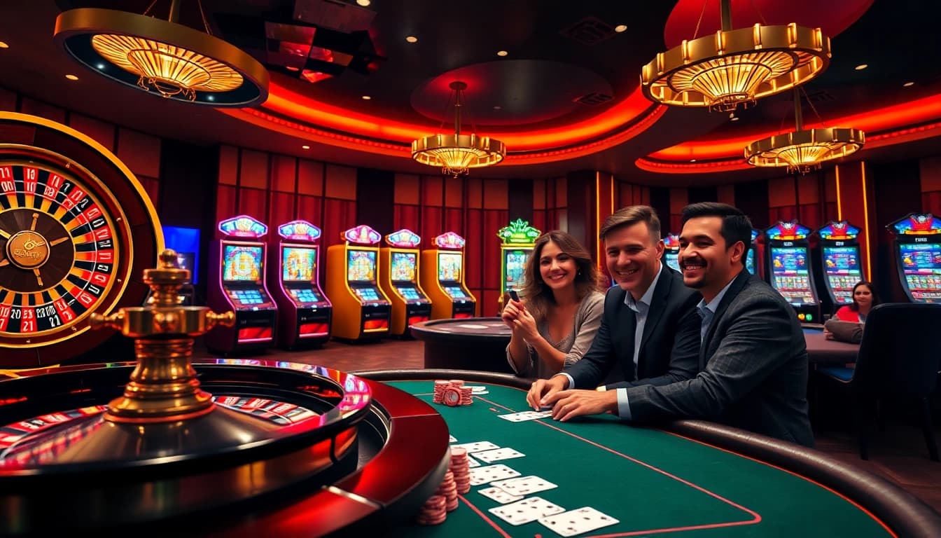 Experience winning vibes at https://jun88.now/ with a vibrant casino scene featuring roulette and poker.