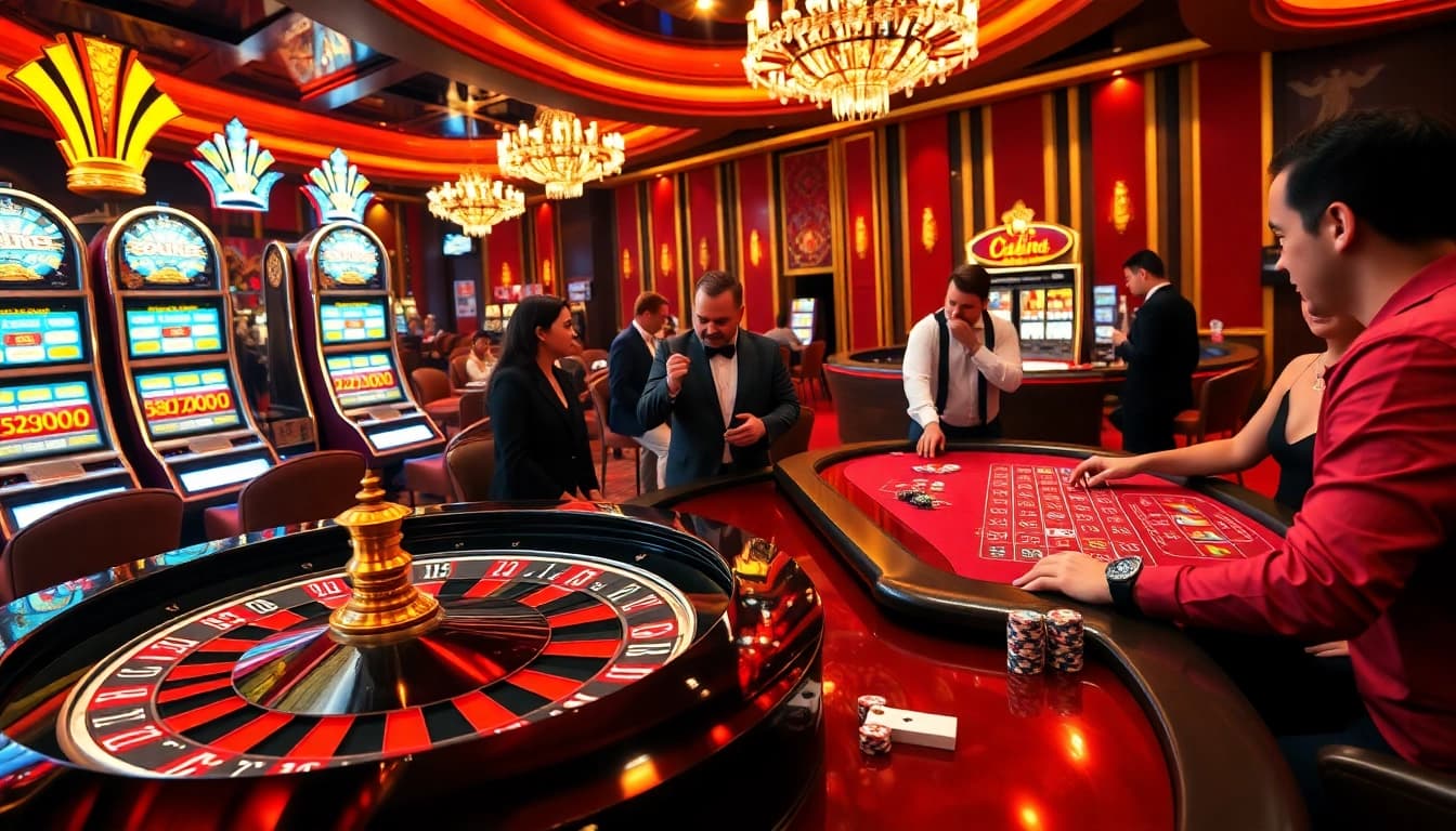 Engage with thrilling moments of winning at https://gg88.to/ featuring a vibrant casino scene.