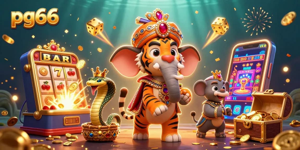 Experience thrilling gameplay at pg66 with 3D elements of online casino games, featuring vibrant visuals.