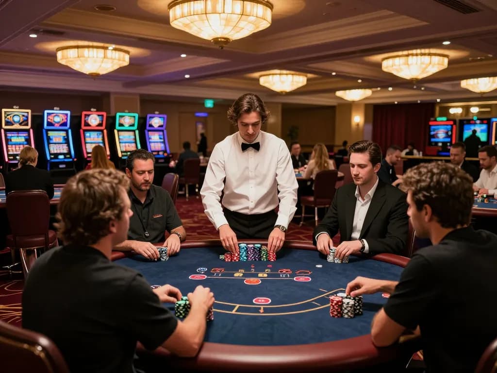 Players experiencing excitement at poker tables in the luxurious LV88 casino environment.