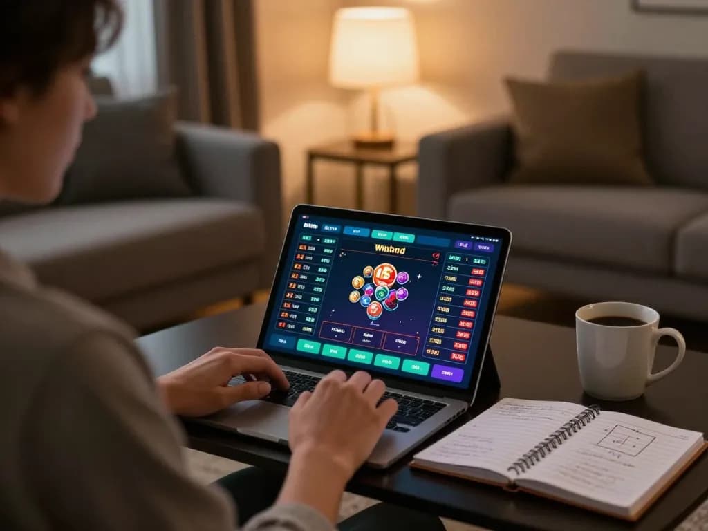 Winbd app displayed on tablet for online gambling insights, providing a seamless betting experience