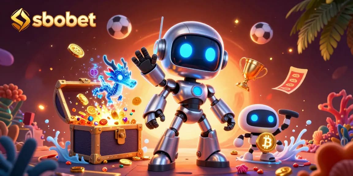 Place bets on sbobet with thrilling visuals of a cyberpunk scene alive with sports betting elements.