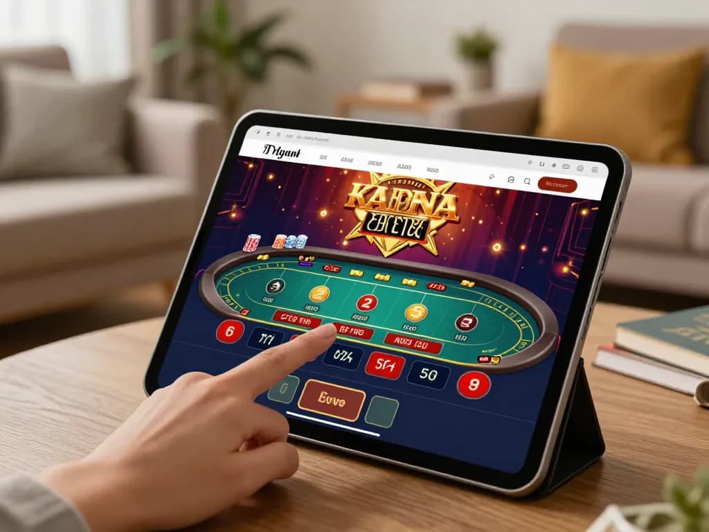 Engaging gameplay on mb66-t tablet featuring vibrant casino game interface