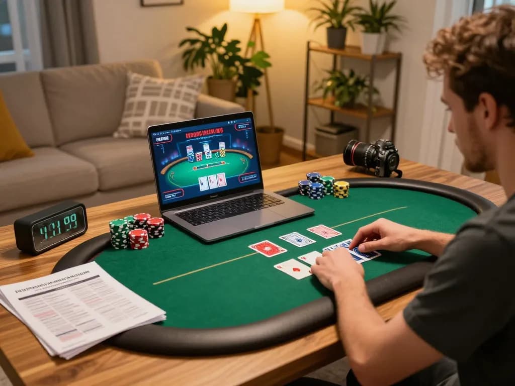 Engaging in online poker while ensuring ons tweede criterium voor het beoordelen van bookmakers is veiligheid during gameplay.