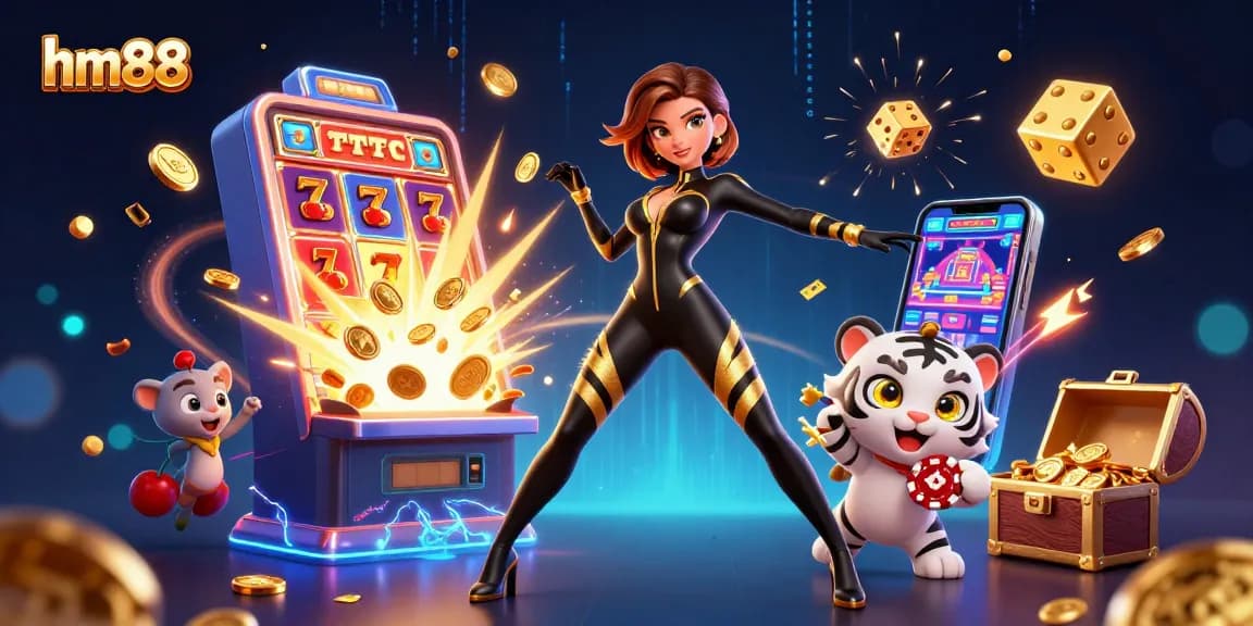 Experience thrilling gameplay at hm88 with captivating casino visuals and a vibrant 3D atmosphere.