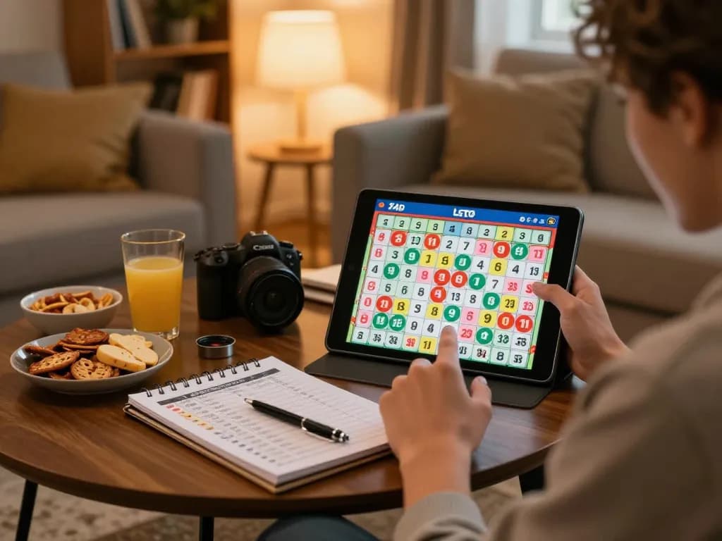 Check live results at https://9lotto4d.app/ while enjoying a cozy home gaming session with engaging snacks and strategies.
