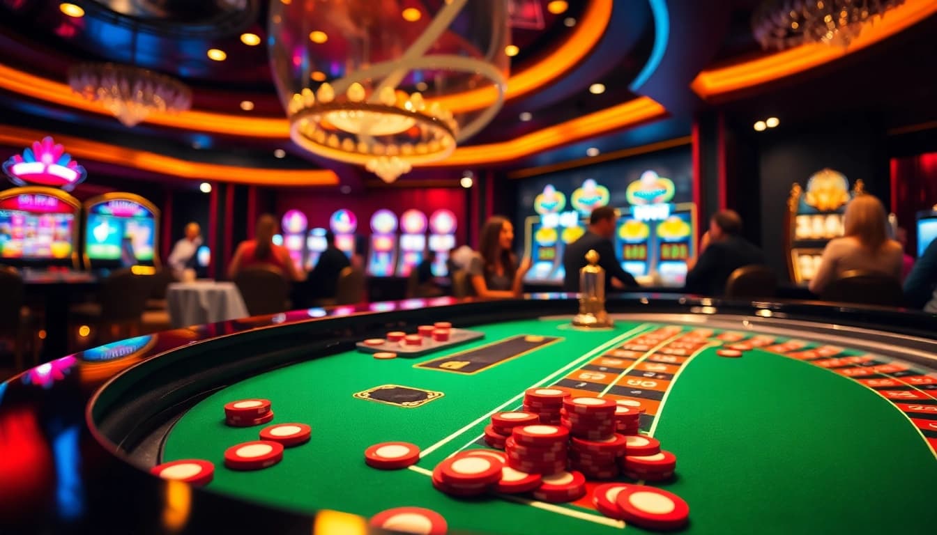 Players at a lively roulette table strategizing their bets at bet789, with colorful poker chips in play.