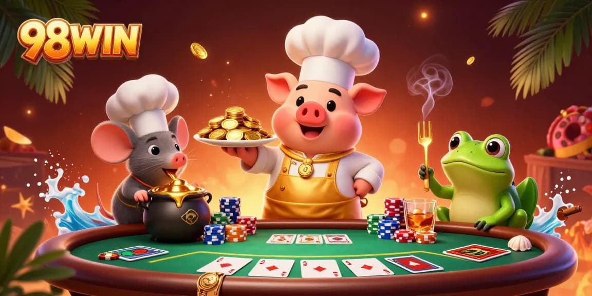 Spin the wheel for big wins at 98WIN with exciting casino games and lavish gold rewards.