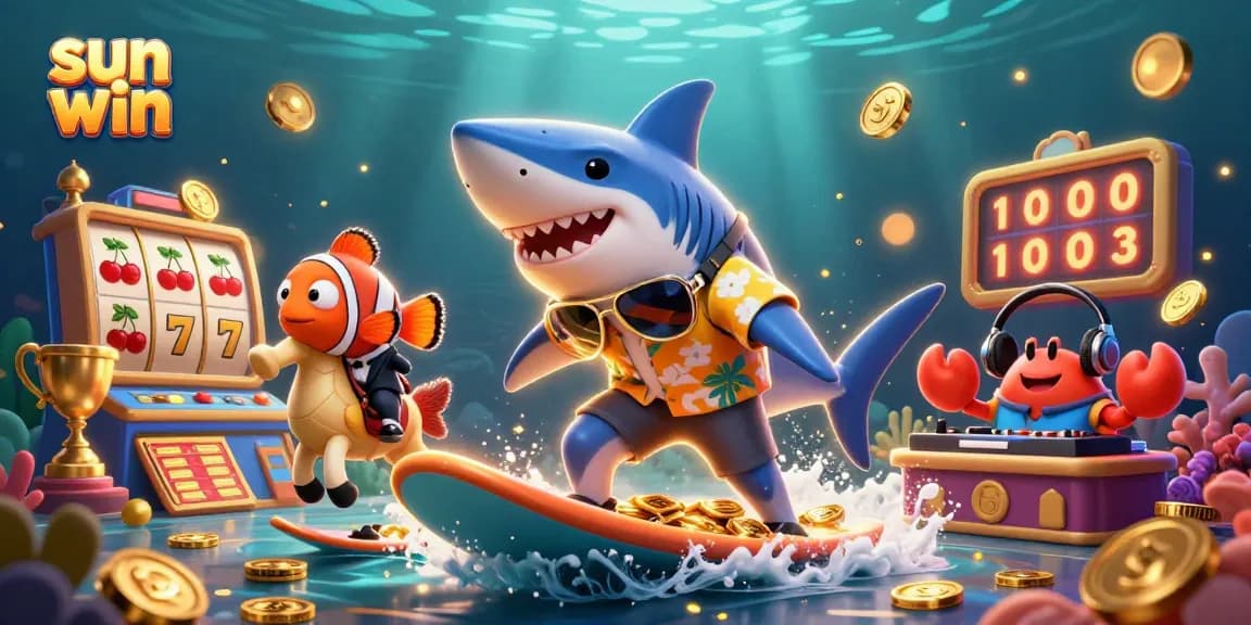 Experience sun win with dynamic gameplay featuring vibrant characters and casino elements.