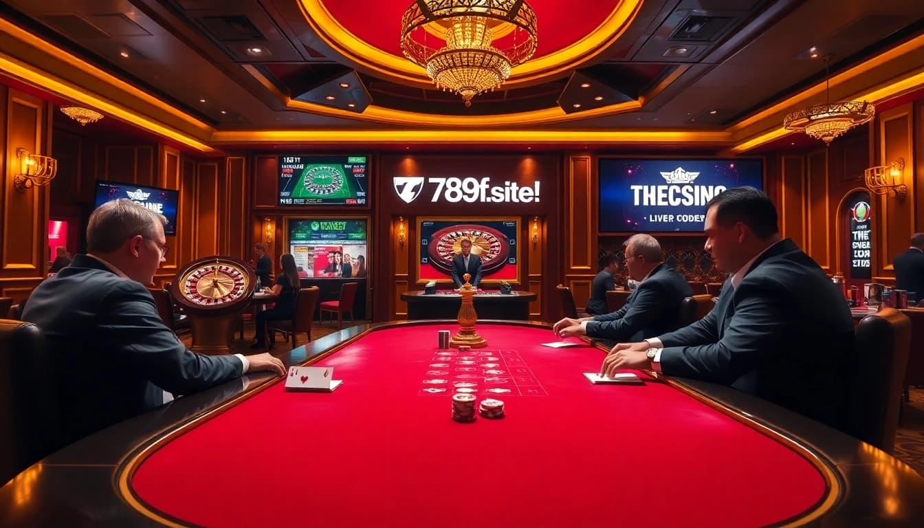 High-stakes poker table scene at 789f.site/ illustrating excitement and strategy.