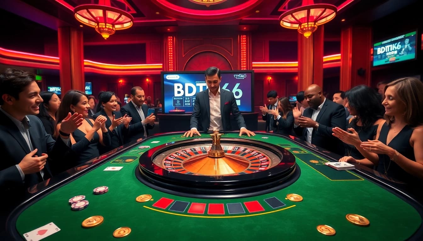 Experience the thrill of roulette and gaming strategy at BDTK66's luxurious casino scene.