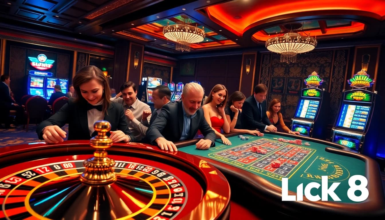 Experience the thrill of casino betting at Luck8 with exciting games and dynamic players.