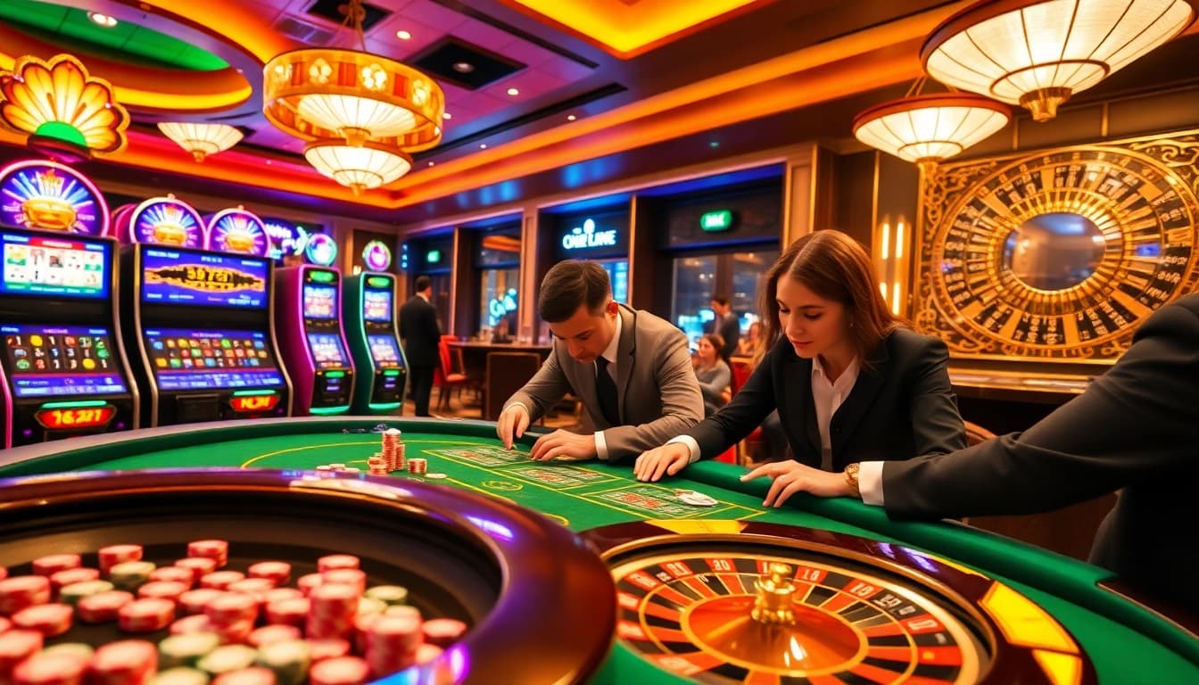 Engage in the excitement of QQ88 Social at a luxurious casino table filled with vibrant poker chips.