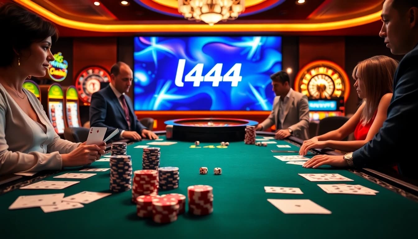 Experience thrilling gameplay at l444 online casino with poker and slots.