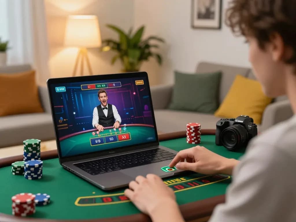 Engaging with fabet in a live dealer blackjack game at home enhances strategic gaming excitement.