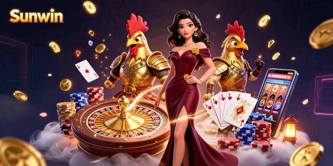 Engage in thrilling gameplay at Sunwin with dynamic casino elements and a captivating 3D scene.