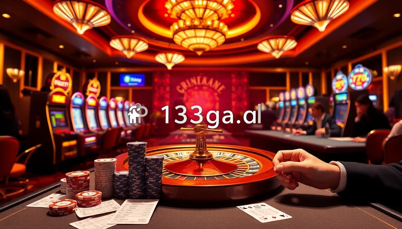 Experience high-stake thrills at 123ga.app with vibrant casino visuals and engaged players.
