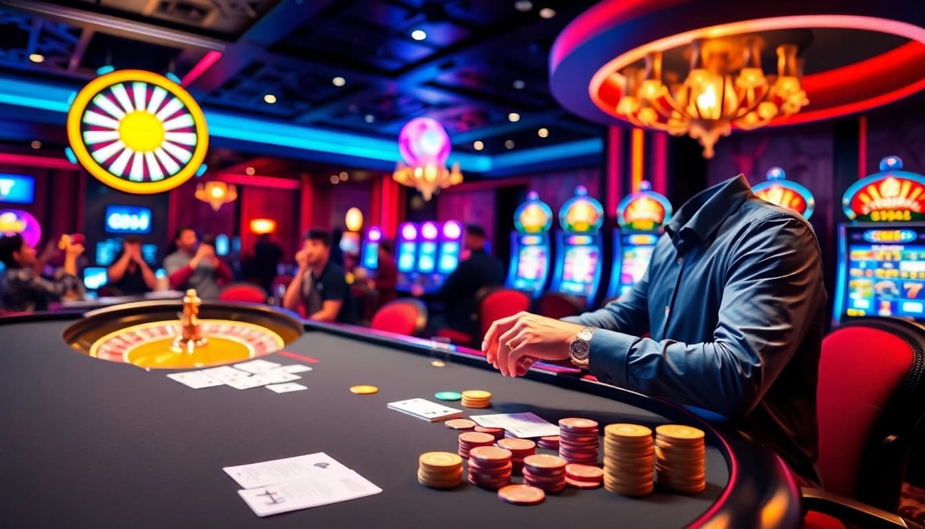Experience thrilling gambling action on c54.gb.net with high-stakes poker and vibrant casino visuals.