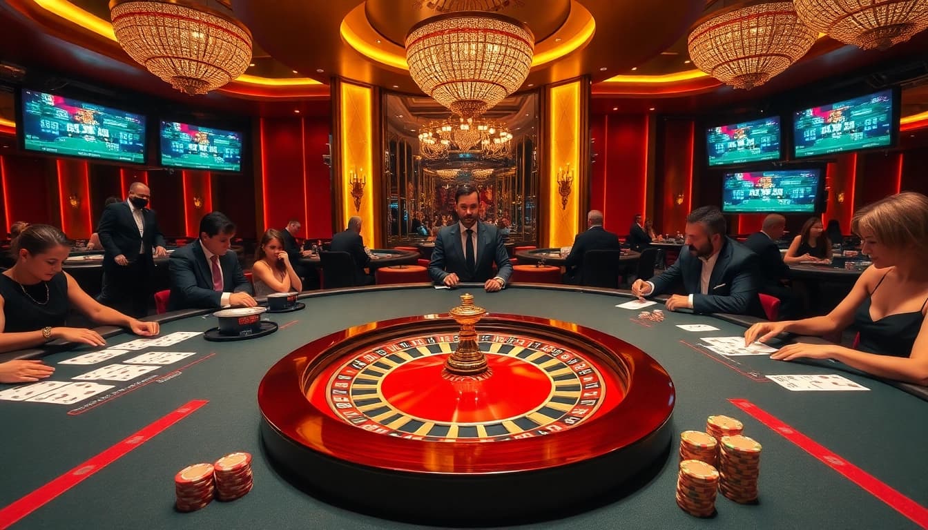 Engagement at SCLUB88 CO with players enjoying thrilling casino activities.