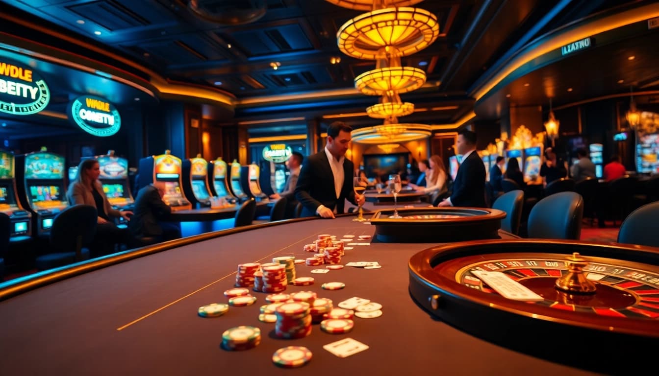 Betting on trust at a nhà cái uy tín casino table with professional players.